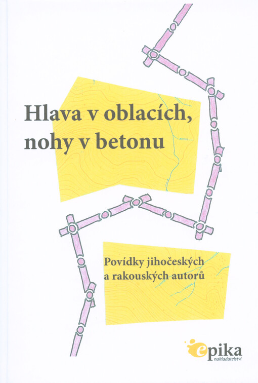 Hlava v oblacích nohy v betonu