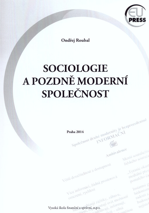 Sociologie a pozdně moderní společnost