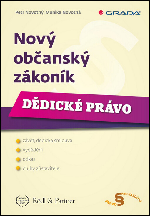 Nový občanský zákoník | Novotný Petr, Novotná Monika - e-kniha