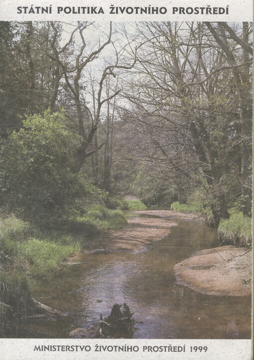 Státní politika životního prostředí: duben 1999
