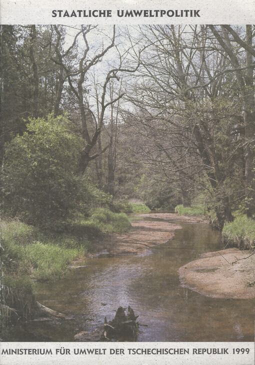 Staatliche Umweltpolitik der Tschechischen Republik. 1999