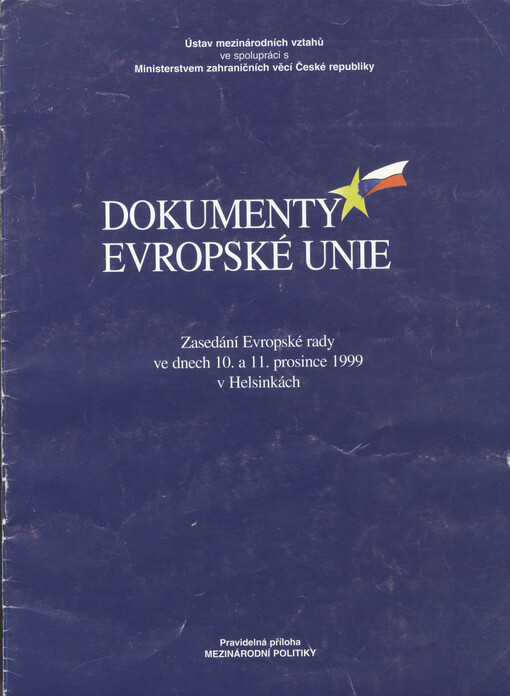 Zasedání Evropské rady ve dnech 10. a 11. prosince 1999 v Helsinkách