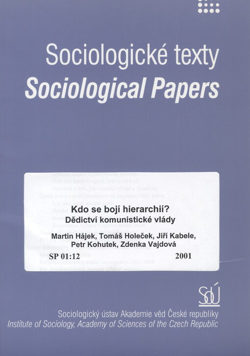 Dědictví komunistické vlády