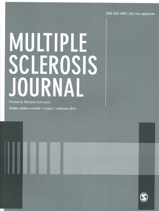 Multiple sclerosis journal :české vydání