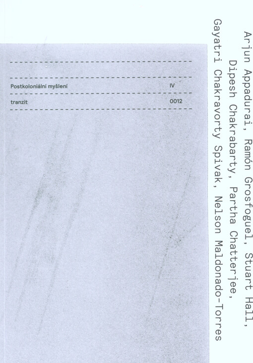 Postkoloniální myšlení. IV
