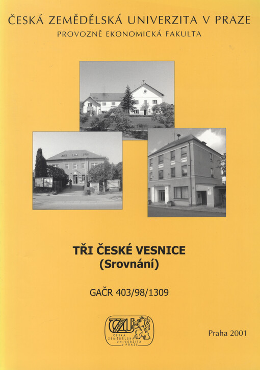 Tři české vesnice : (srovnání)