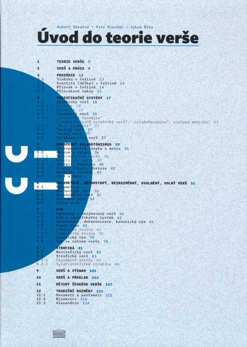 Úvod do teorie verše