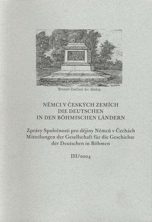 Němci v českých zemích = Deutschen in den böhmischen Ländern