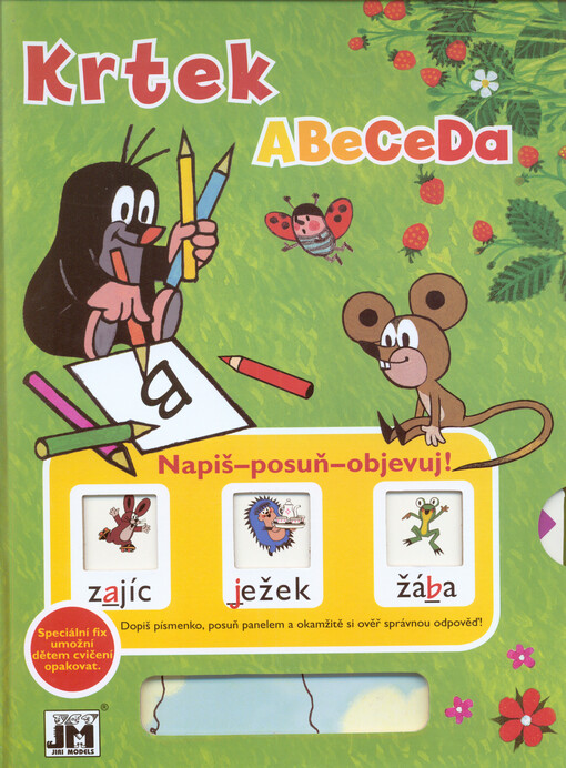 Krtek - abeceda :napiš - posuň - objevuj!