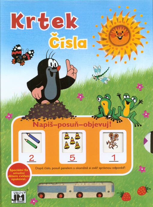 Krtek - čísla :napiš - posuň - objevuj!