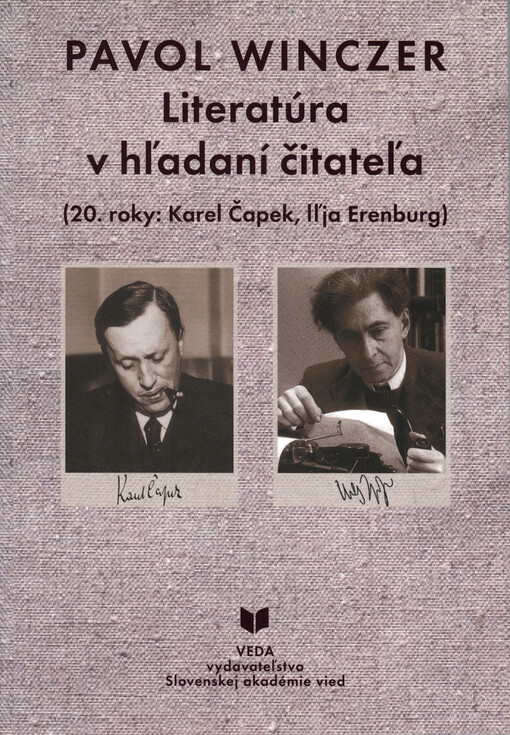 Literatúra v hľadaní čitateľa :(20. roky: Karel Čapek, Il'ja Erenburg)