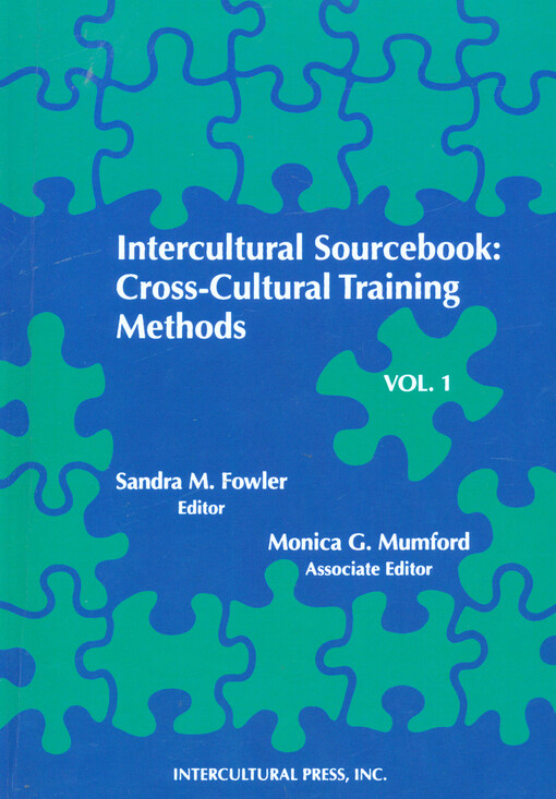 Intercultural sourcebook : cross-cultural training methods   