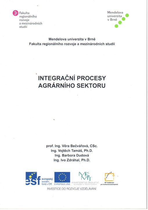 Integrační procesy agrárního sektoru