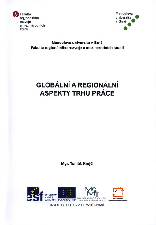 Globální a regionální aspekty trhu práce