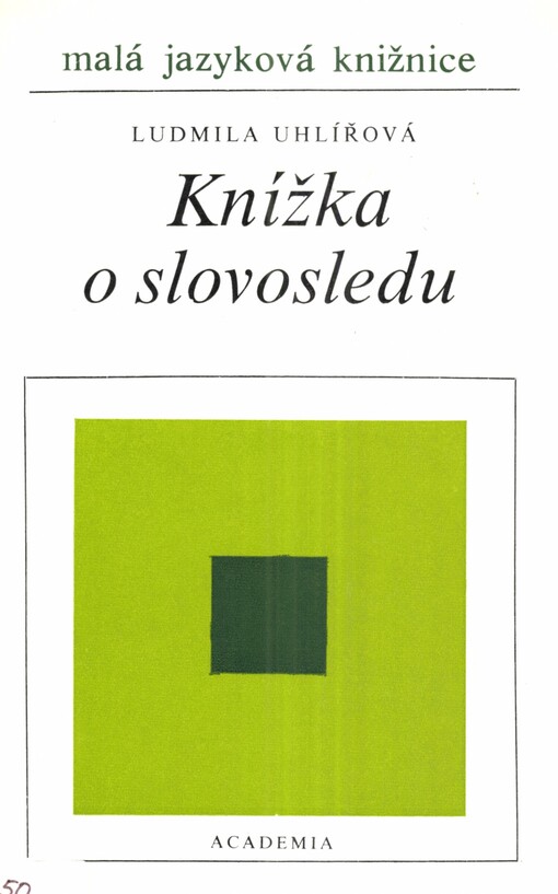 Knížka o slovosledu