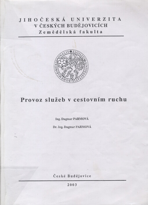 Provoz služeb v cestovním ruchu