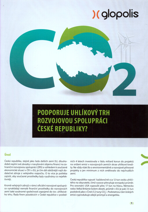 Podporuje uhlíkový trh rozvojovou spolupráci České republiky?