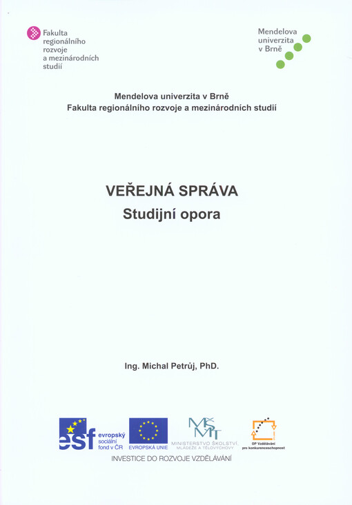 Veřejná správa :studijní opora