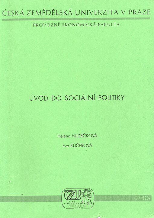 Úvod do sociální politiky