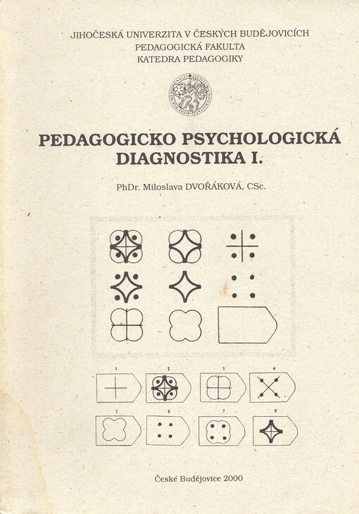 Pedagogicko psychologická diagnostika I