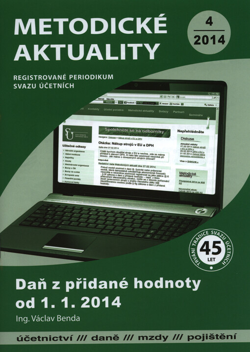 Daň z přidané hodnoty od 1.1.2014