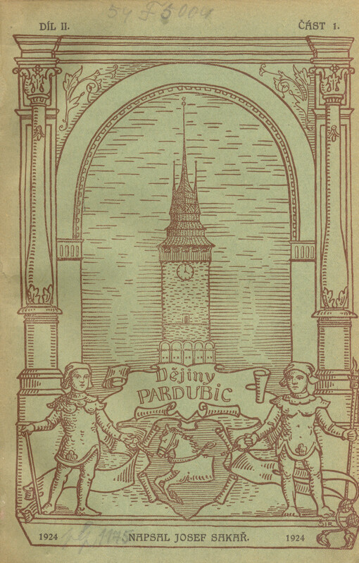 Dějiny Pardubic nad Labem.Dílu II., část 1.,Zřízení městské do roku 1900, Dílu II., část 1., Zřízení městské do roku 1900