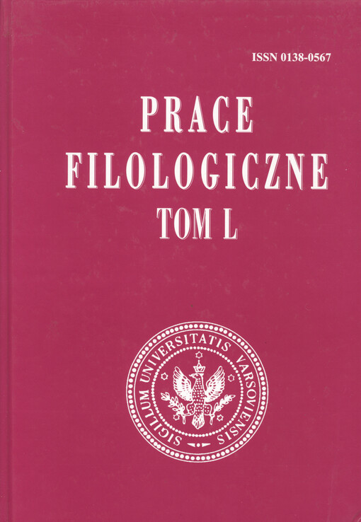 Prace filologiczne.T. 49