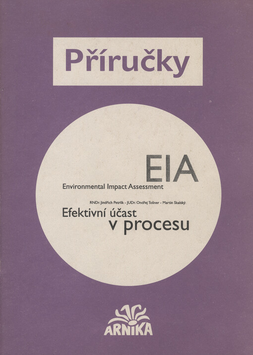 Efektivní účast v procesu EIA :Enviromental Impact Assessment