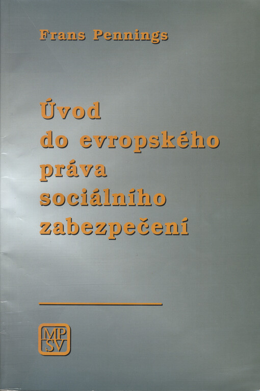 Úvod do evropského práva sociálního zabezpečení