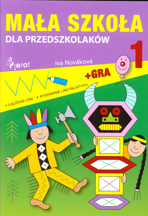 Mała szkoła dla przedszkolaków.1,Łączenie linii, rysowanie linii falistych