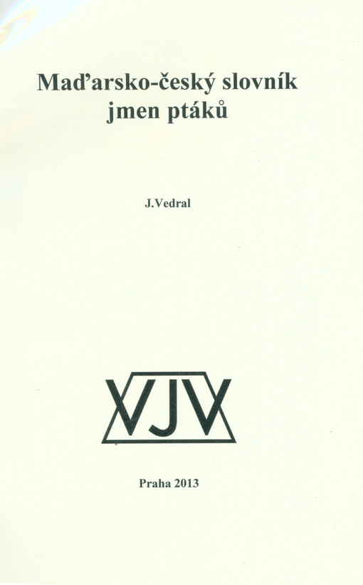 Maďarsko-český slovník jmen ptáků