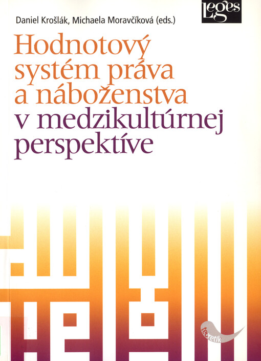 Hodnotový systém práva a náboženstva v medzikultúrnej perspektíve