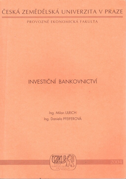Investiční bankovnictví