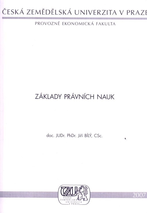 Základy právních nauk