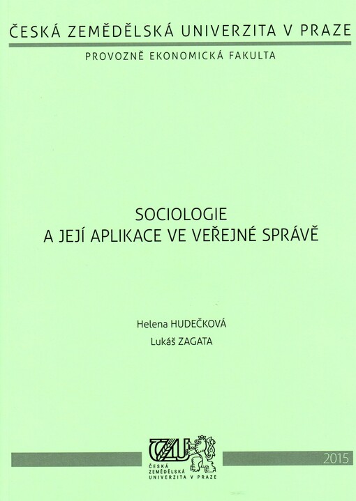 Sociologie a její aplikace ve veřejné správě