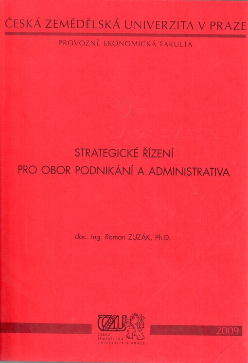 Strategické řízení pro obor Podnikání a administrativa