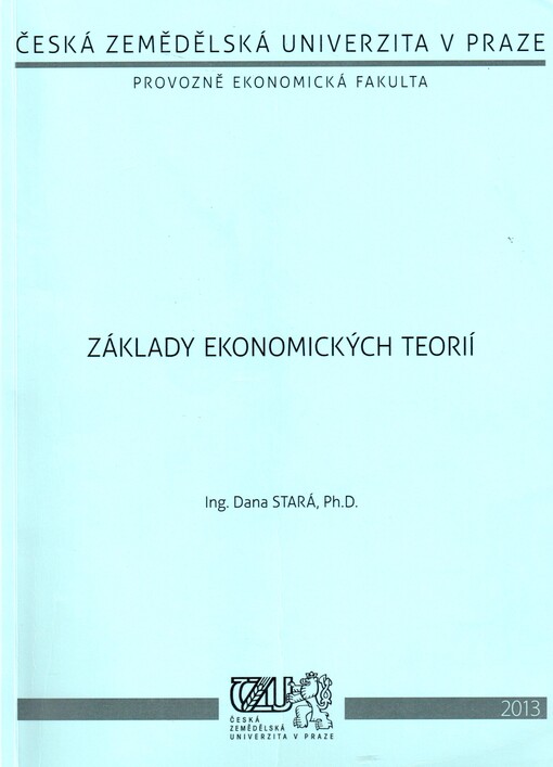 Základy ekonomických teorií