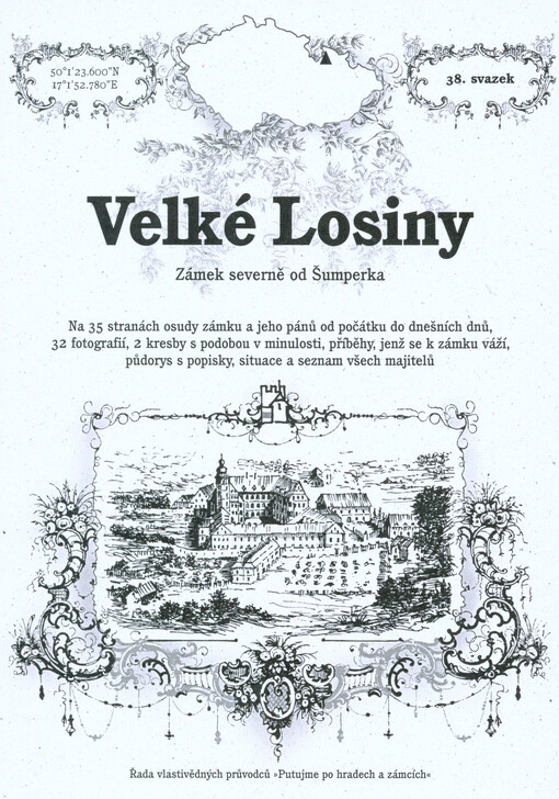 Velké Losiny: zámek severně od Šumperka