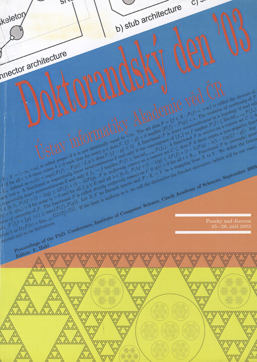 Doktorandský den '03 : Paseky nad Jizerou 25.-26. září 2003   