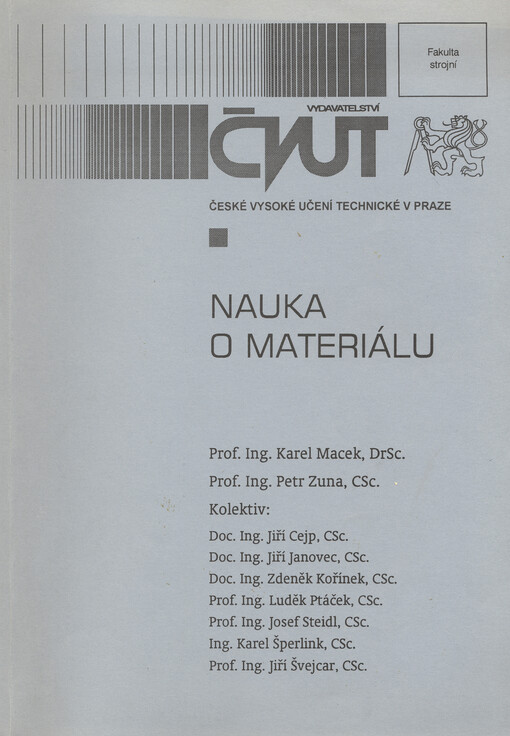 Nauka o materiálu