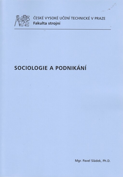 Sociologie a podnikání