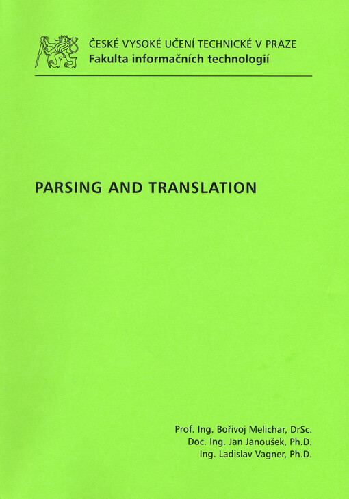 Parsing and translation