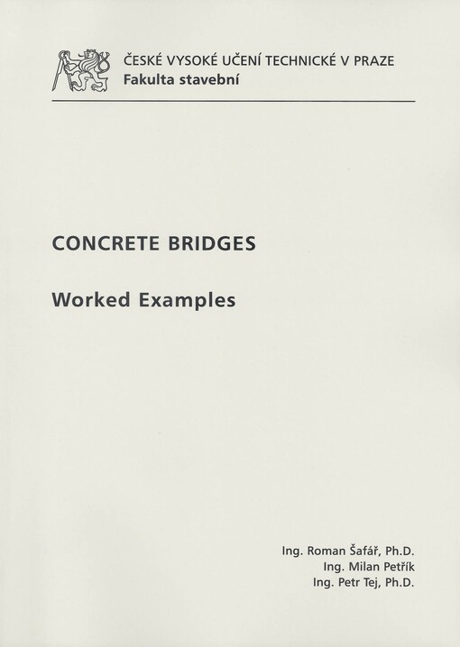 Concrete bridges :worked examples