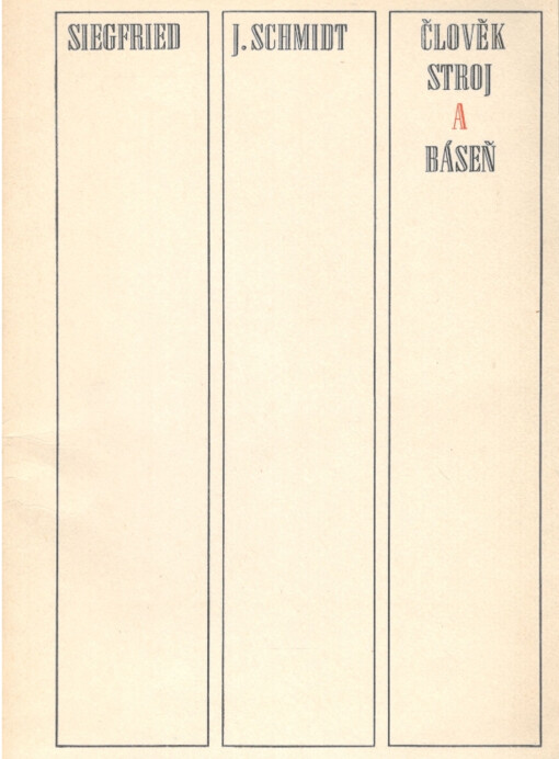 Člověk stroj a báseň : racionální strategie v experimentální poezii