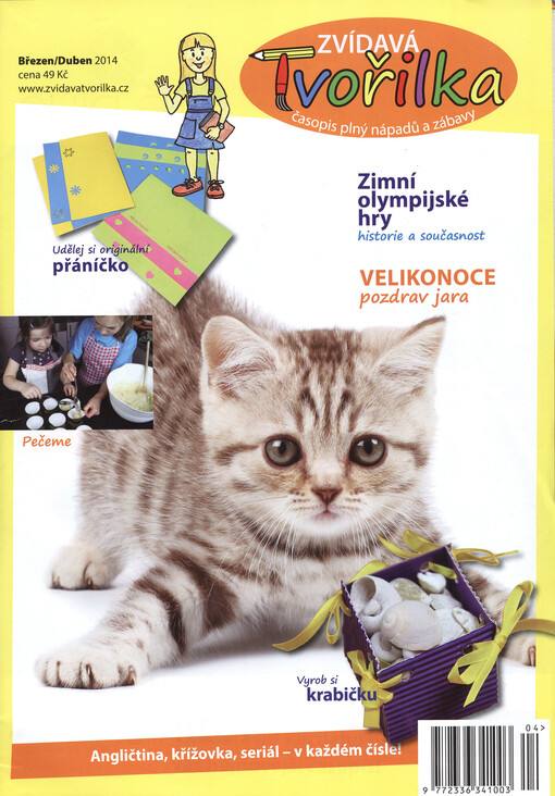 Zvídavá tvořilka :časopis plný nápadů a zábavy