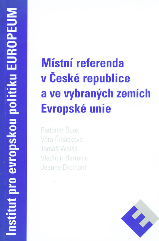 Místní referenda v České republice a ve vybraných zemích Evropské unie