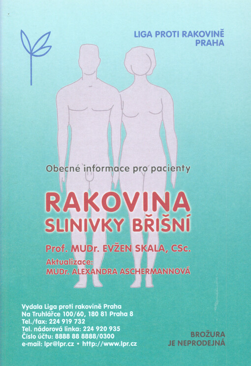 Rakovina slinivky břišní :obecné informace pro pacienty