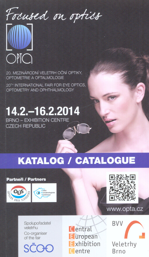 OPTA :mezinárodní veletrh oční optiky a oftalmologie : [katalog] = international fair of the eye optics and ophthalmology : [catalogue] : Brno, Czech Republic ...