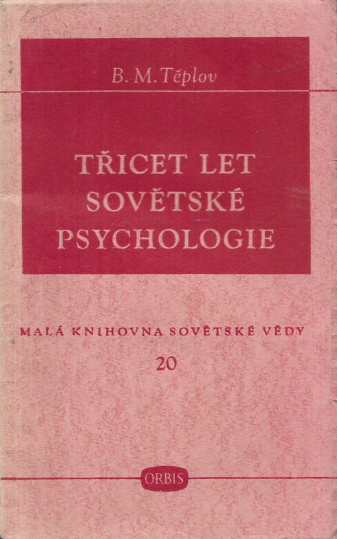 Třicet let sovětské psychologie
