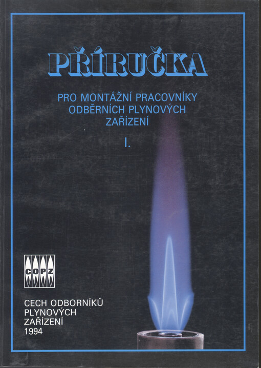 Příručka pro montážní pracovníky odběrních plynových zařízení I